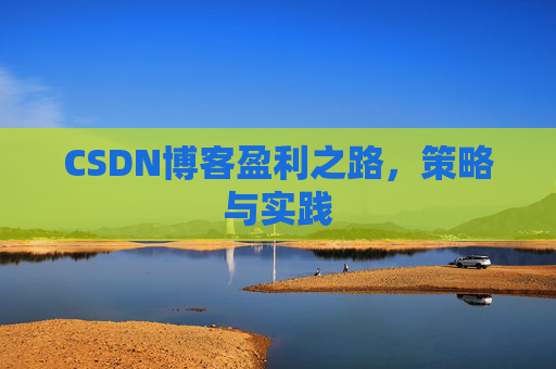 CSDN博客盈利之路,策略与实践