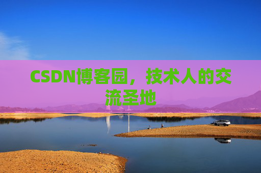 CSDN博客园，技术人的交流圣地